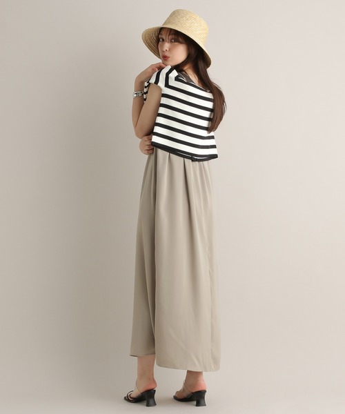 Andemiu(アンデミュウ)の「【イエローZOZO限定】キャミワンピース119387(ワンピース・レディース・グリーン/カーキ/ブラック/イエロー/ベージュ・FREE)」の20枚目の写真