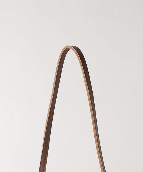 BEAUTY&YOUTH UNITED ARROWS(ビューティーアンドユースユナイテッドアローズ)の「ペーパースクエア ショルダーバッグ -2WAY-(かごバッグ・レディース・ブラウン/ネイビー・FREE)」の13枚目の写真