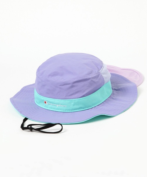 Champion(チャンピオン)の「【Champion(チャンピオン)】アドベンチャーハット(KIDS)(ハット・キッズ・ブラック/ピンク/ラベンダー/ネイビー・FREE)」の3枚目の写真
