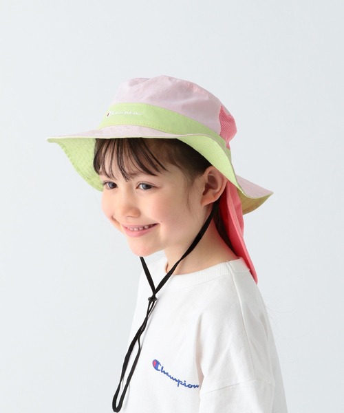 Champion(チャンピオン)の「【Champion(チャンピオン)】アドベンチャーハット(KIDS)(ハット・キッズ・ブラック/ピンク/ラベンダー/ネイビー・FREE)」の4枚目の写真