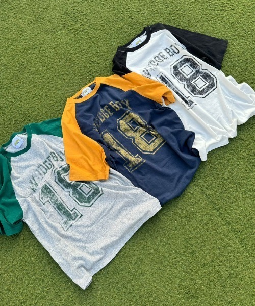 WudgeBoy（ワッジボーイ）の「numbering tee（Tシャツ/カットソー・レディース・ホワイト/グレー/ネイビー・LARGE/MEDIUM）」の11枚目の写真