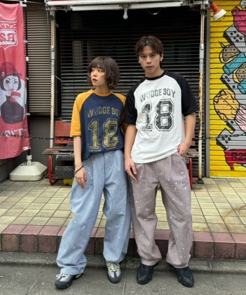 WudgeBoy（ワッジボーイ）の「numbering tee（Tシャツ/カットソー・レディース・ホワイト/グレー/ネイビー・LARGE/MEDIUM）」の7枚目の写真