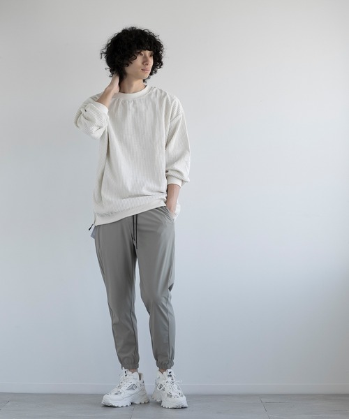 aimoha(アイモハ)の「aimoha men MONO LUXE PALETTE URBAN SLEEK JOGGERS(スウェットパンツ・メンズ・ブラック/ダークグレー/ライトグレー・29inch/30inch/31inch/32inch)」の19枚目の写真