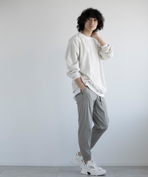 aimoha(アイモハ)の「aimoha men MONO LUXE PALETTE URBAN SLEEK JOGGERS(スウェットパンツ・メンズ・ブラック/ダークグレー/ライトグレー・29inch/30inch/31inch/32inch)」の21枚目の写真