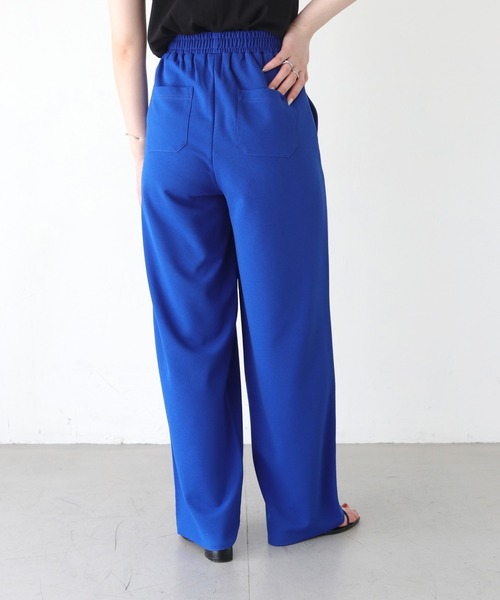 HER CLOSET(ハークローゼット)の「【HER CLOSET】WEB限定セルフカットカーブパンツ WEB LIMITED SELF-CUT CURVE PANTS(その他パンツ・レディース・レッド/グリーン/ブルー/ブラック・M)」の5枚目の写真