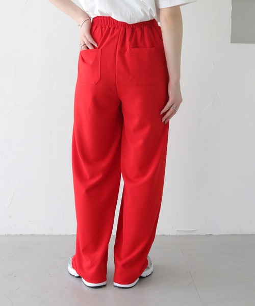 HER CLOSET(ハークローゼット)の「【HER CLOSET】WEB限定セルフカットカーブパンツ WEB LIMITED SELF-CUT CURVE PANTS(その他パンツ・レディース・レッド/グリーン/ブルー/ブラック・M)」の11枚目の写真