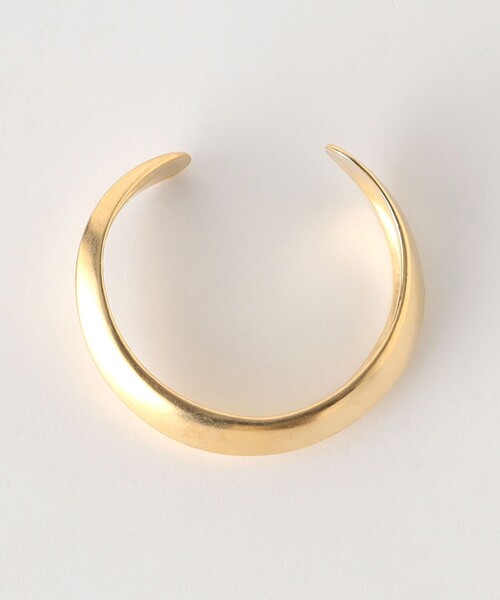 green label relaxing（グリーンレーベルリラクシング）の「ニュアンスカーブ メタルバングル（バングル/リストバンド・レディース・シルバー/ゴールド・FREE）」の4枚目の写真