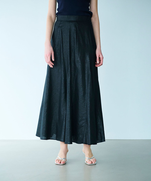 N.O.R.C（ノーク）の「ラメリネンフレアスカート（スカート・レディース・ブラック/ブラウン・S/M）」の19枚目の写真