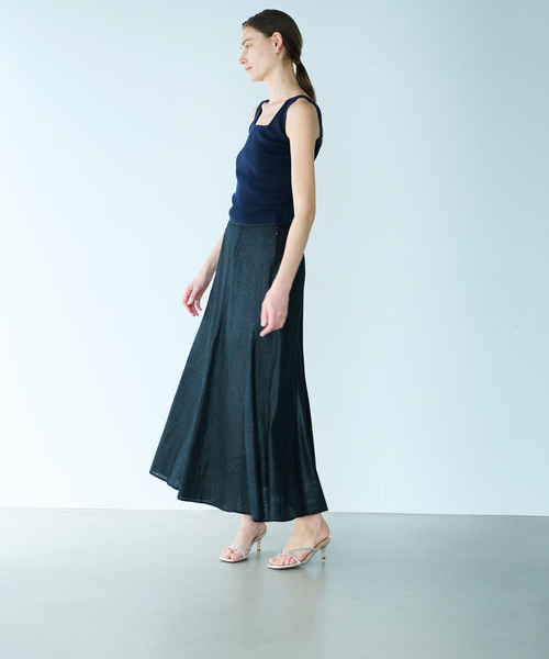 N.O.R.C（ノーク）の「ラメリネンフレアスカート（スカート・レディース・ブラック/ブラウン・S/M）」の17枚目の写真