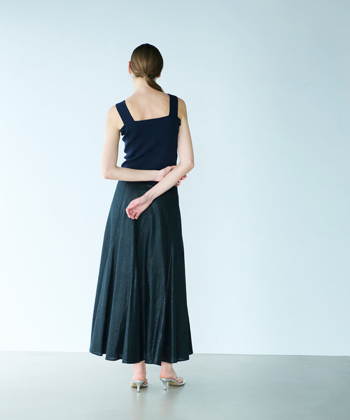 N.O.R.C（ノーク）の「ラメリネンフレアスカート（スカート・レディース・ブラック/ブラウン・S/M）」の15枚目の写真