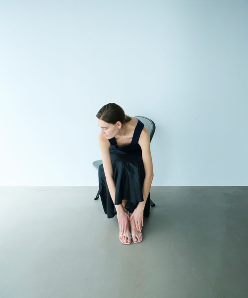 N.O.R.C（ノーク）の「ラメリネンフレアスカート（スカート・レディース・ブラック/ブラウン・S/M）」の14枚目の写真