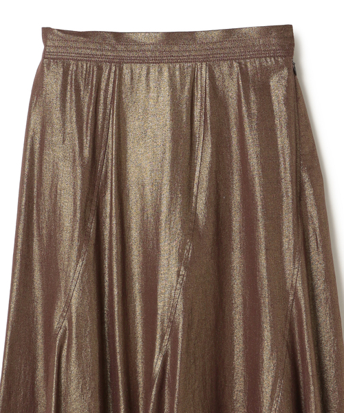 N.O.R.C（ノーク）の「ラメリネンフレアスカート（スカート・レディース・ブラック/ブラウン・S/M）」の6枚目の写真