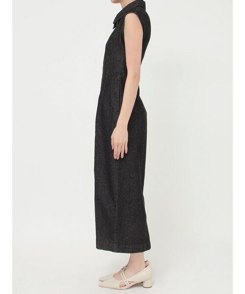 LAGUNAMOON(ラグナムーン)の「ZIPデニムシルエットワンピース(ワンピース・レディース・ホワイト/ブラック・SMALL/MEDIUM)」の13枚目の写真