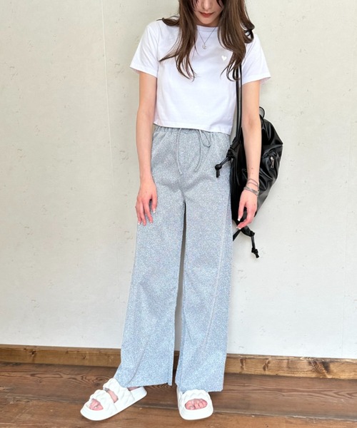 Per sist ence(パーシエンス)の「ラメカットソーパンツ(その他パンツ・レディース・グレー/ブラック・FREE)」の21枚目の写真