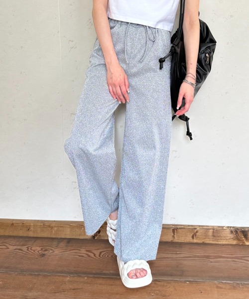 Per sist ence(パーシエンス)の「ラメカットソーパンツ(その他パンツ・レディース・グレー/ブラック・FREE)」の20枚目の写真