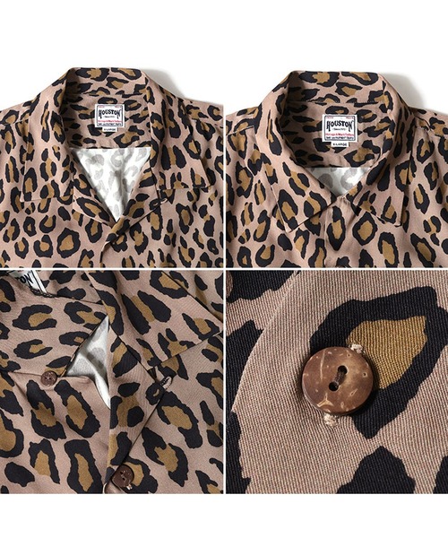 HOUSTON（ヒューストン）の「HOUSTON アロハシャツ(LEOPARD