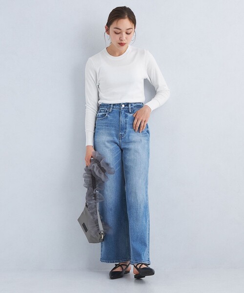 gicipi（ジチピ）の「＜gicipi＞FRAGORA ロングスリーブ カットソー（Tシャツ/カットソー・レディース・ブラック/オフホワイト/その他1/コバルトブルー・FREE）」の5枚目の写真