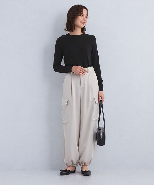 gicipi（ジチピ）の「＜gicipi＞FRAGORA ロングスリーブ カットソー（Tシャツ/カットソー・レディース・ブラック/オフホワイト/その他1/コバルトブルー・FREE）」の6枚目の写真