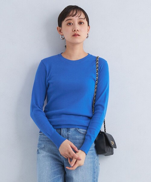 gicipi（ジチピ）の「＜gicipi＞FRAGORA ロングスリーブ カットソー（Tシャツ/カットソー・レディース・ブラック/オフホワイト/その他1/コバルトブルー・FREE）」の7枚目の写真