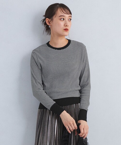 gicipi（ジチピ）の「＜gicipi＞FRAGORA ロングスリーブ カットソー（Tシャツ/カットソー・レディース・ブラック/オフホワイト/その他1/コバルトブルー・FREE）」の10枚目の写真