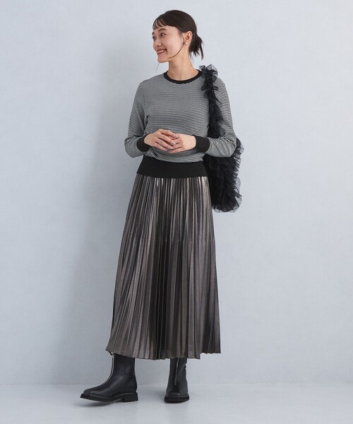 gicipi（ジチピ）の「＜gicipi＞FRAGORA ロングスリーブ カットソー（Tシャツ/カットソー・レディース・ブラック/オフホワイト/その他1/コバルトブルー・FREE）」の11枚目の写真