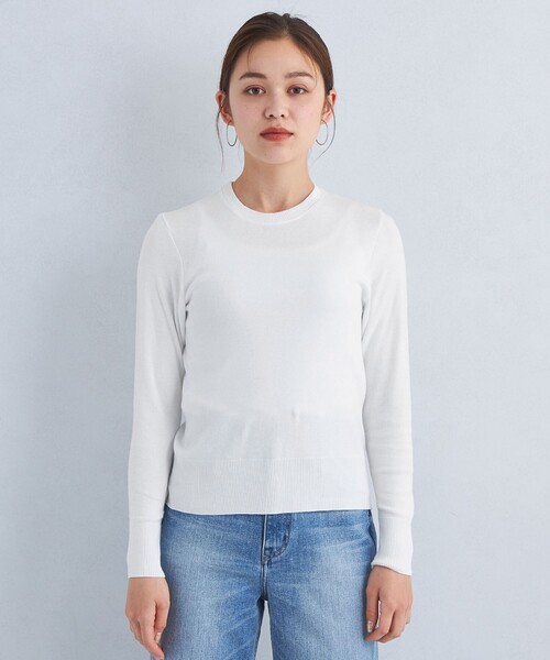 gicipi（ジチピ）の「＜gicipi＞FRAGORA ロングスリーブ カットソー（Tシャツ/カットソー・レディース・ブラック/オフホワイト/その他1/コバルトブルー・FREE）」の12枚目の写真