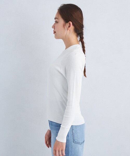 gicipi（ジチピ）の「＜gicipi＞FRAGORA ロングスリーブ カットソー（Tシャツ/カットソー・レディース・ブラック/オフホワイト/その他1/コバルトブルー・FREE）」の13枚目の写真