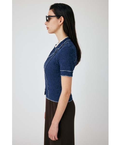 BICOLOR LINE ZIP ブラウス（シャツ/ブラウス）｜MOUSSY