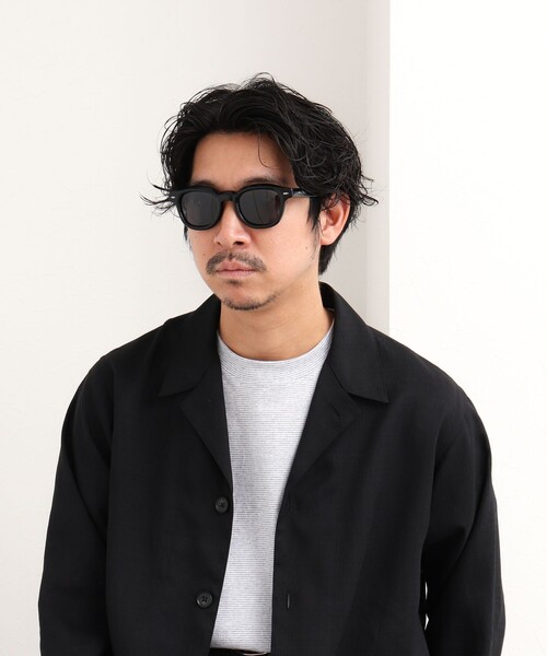 NOLLEY’S（ノーリーズ）の「DAVID ウェリントン/スクエア 偏光レンズ サングラス（サングラス・メンズ・ブラック・FREE）」の19枚目の写真