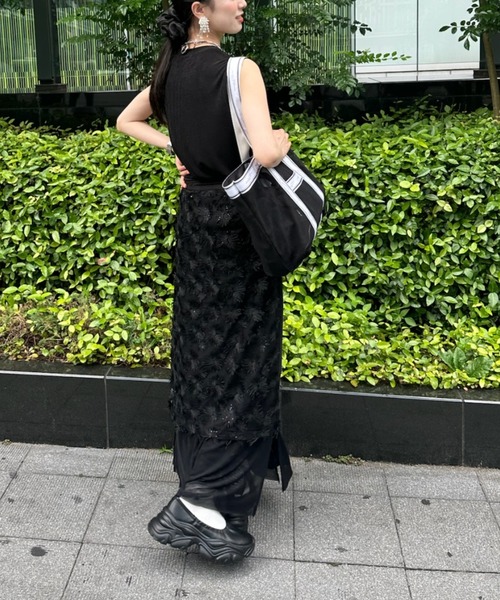 JEANASIS(ジーナシス)の「【WEB限定】メッシュトートバッグ/119550(トートバッグ・レディース・パープル/グリーン/ブラック・FREE)」の9枚目の写真