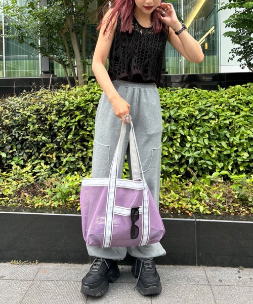 JEANASIS(ジーナシス)の「【WEB限定】メッシュトートバッグ/119550(トートバッグ・レディース・パープル/グリーン/ブラック・FREE)」の16枚目の写真
