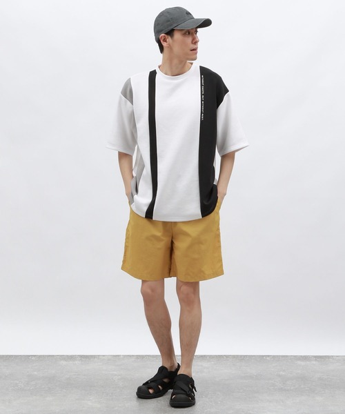 LAKOLE(ラコレ)の「【接触冷感】ダンボール切替半袖T2 / 129060(Tシャツ/カットソー・メンズ・ベージュ/ホワイト/グリーン・LARGE/X-LARGE/MEDIUM)」の16枚目の写真