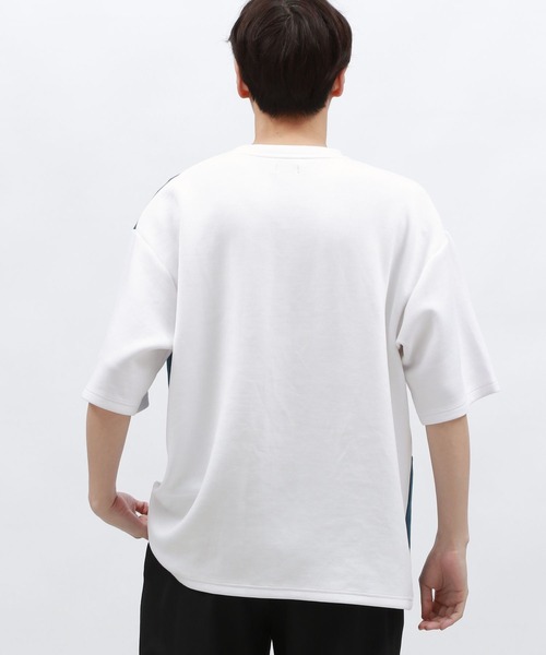 LAKOLE(ラコレ)の「【接触冷感】ダンボール切替半袖T2 / 129060(Tシャツ/カットソー・メンズ・ベージュ/ホワイト/グリーン・LARGE/X-LARGE/MEDIUM)」の7枚目の写真