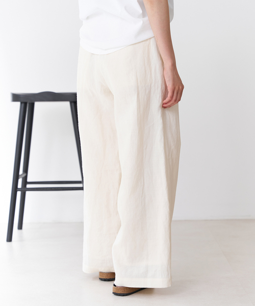 IENA(イエナ)の「ラミーラップパンツ(その他パンツ・レディース・ブラック/アイボリー/キャメル・34/36/38)」の19枚目の写真