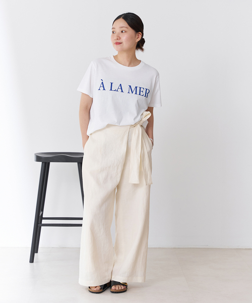 IENA(イエナ)の「ラミーラップパンツ(その他パンツ・レディース・ブラック/アイボリー/キャメル・34/36/38)」の20枚目の写真