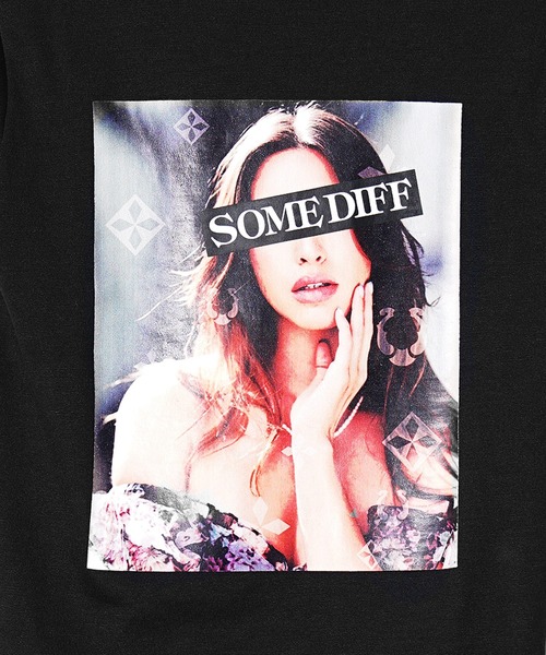 SOMEDIFF(サムディフ)の「半袖レディーTシャツ メンズ 夏服(Tシャツ/カットソー・メンズ・ホワイト/ブラック・M/L/XL)」の3枚目の写真