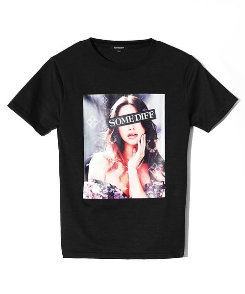 SOMEDIFF(サムディフ)の「半袖レディーTシャツ メンズ 夏服(Tシャツ/カットソー・メンズ・ホワイト/ブラック・M/L/XL)」の5枚目の写真