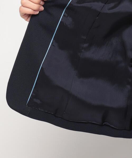 Leilian(レリアン)の「【セットアップ対応商品】ノーカラージャケット(ノーカラージャケット・レディース・ブラック/ダークネイビー・13/15 /17)」の6枚目の写真