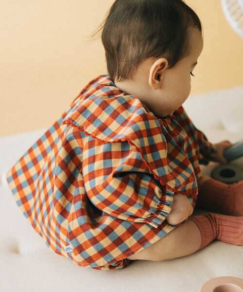 こども ビームス（コドモビームス）の「ベビー 細コール ブラウス 2024（70～90cm）（シャツ/ブラウス・キッズ・レッド/ホワイト系その他5・80/70/90t）」の9枚目の写真