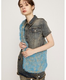 MIX SHAGGY SHOPPING BAG ミックス シャギー ショッピング バッグ