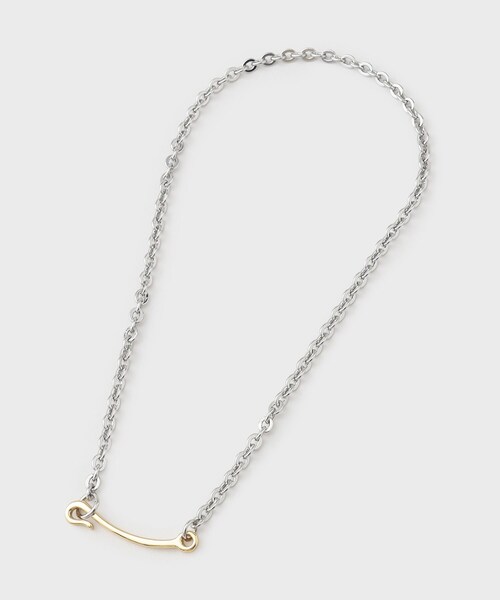 tk.TAKEO KIKUCHI（ティーケータケオキクチ）の「◆フックチェーンネックレス（ネックレス・メンズ・シルバー系3/シルバー/シルバー系/シルバー系4・00）」の4枚目の写真