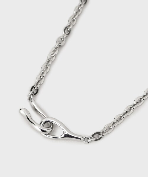 tk.TAKEO KIKUCHI（ティーケータケオキクチ）の「◆フックチェーンネックレス（ネックレス・メンズ・シルバー系3/シルバー/シルバー系/シルバー系4・00）」の8枚目の写真