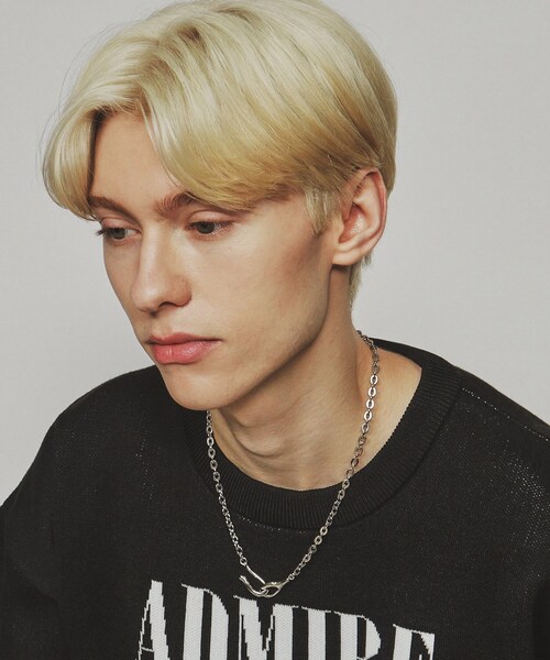 tk.TAKEO KIKUCHI（ティーケータケオキクチ）の「◆フックチェーンネックレス（ネックレス・メンズ・シルバー系3/シルバー/シルバー系/シルバー系4・00）」の5枚目の写真