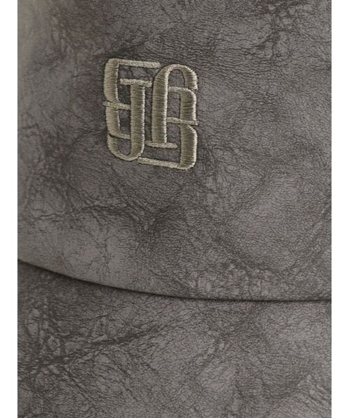 GYDA（ジェイダ）の「パターンフェイクレザーバケットハット（ハット・レディース・ベージュ/チャコールグレー・FREE）」の13枚目の写真