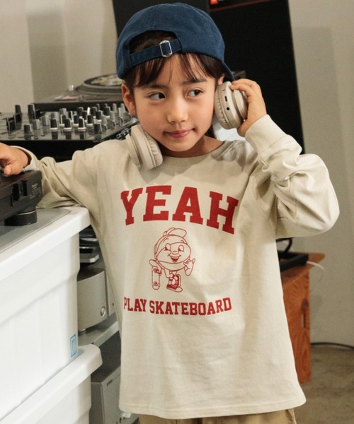 DRC branshes(ディーアールシーブランシェス)の「【DRC/お肌に嬉しい綿100%】アソートグラフィック長袖Tシャツ(Tシャツ/カットソー・キッズ・マスタード/その他1/その他2/その他3/その他4/その他5/コバルトブルー/フューシャピンク/オレンジ/グリーン/アイボリー/ブラック・90/130/160/140/120/100/110/150)」の11枚目の写真