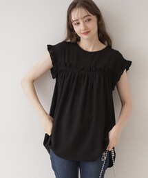 couture brooch | ◆【インしないでキマる長め丈】フリルデザインチュニック(チュニック)