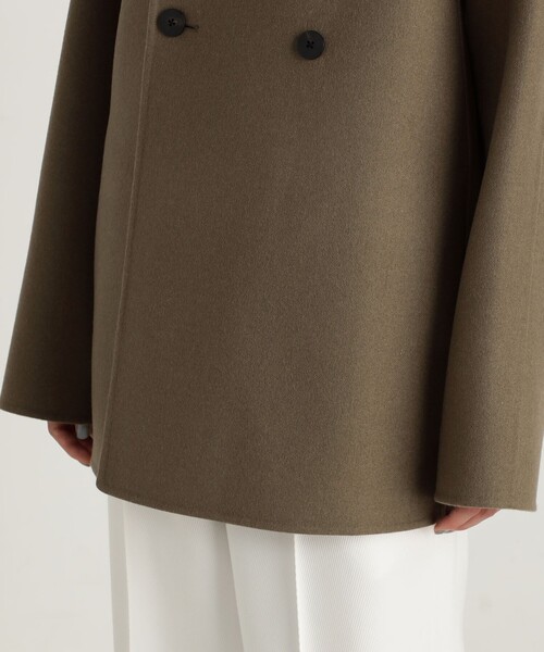 EDITION（エディション）の「□ダブルフェイス 2WAYショートコート  