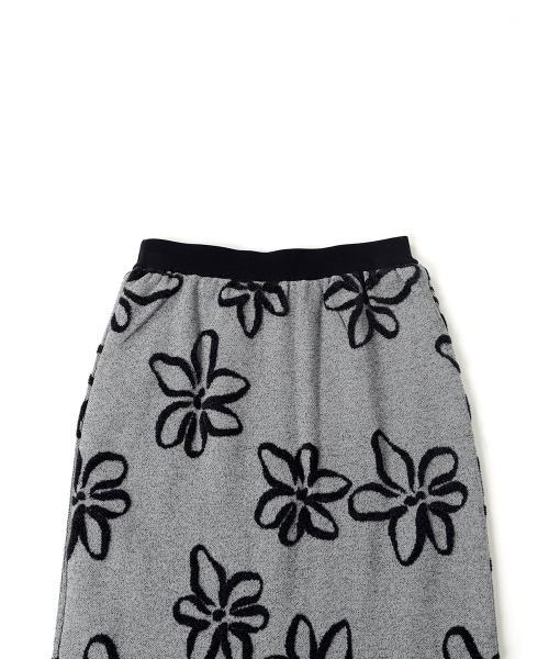 ETHROF（イーサオブ）の「FLOWER JACQUARD KNIT SKIRT（スカート