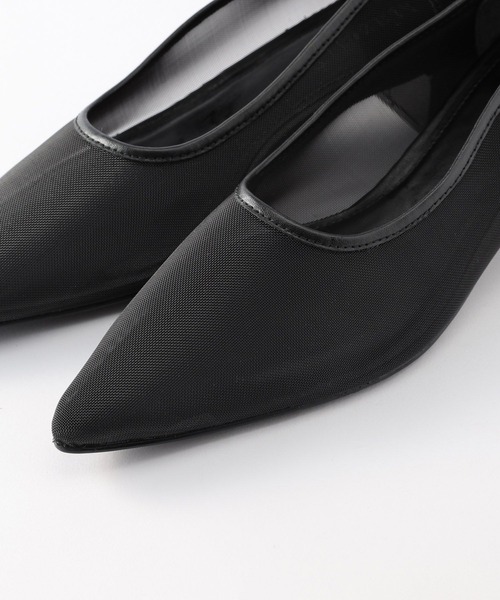 BARNYARDSTORM（バンヤードストーム）の「BARNYARDSTORM / メッシュチャンキーパンプス【Mazell】（パンプス・レディース・ブラック/ベージュ・SMALL/LARGE/MEDIUM）」の19枚目の写真