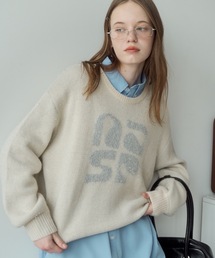 Birthday room（バースデイルーム）の「ラメロゴニット / glitter logo knit（ニット/セーター）」